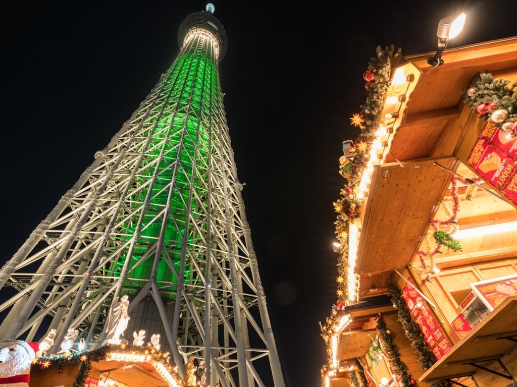 聖誕節版東京晴空塔