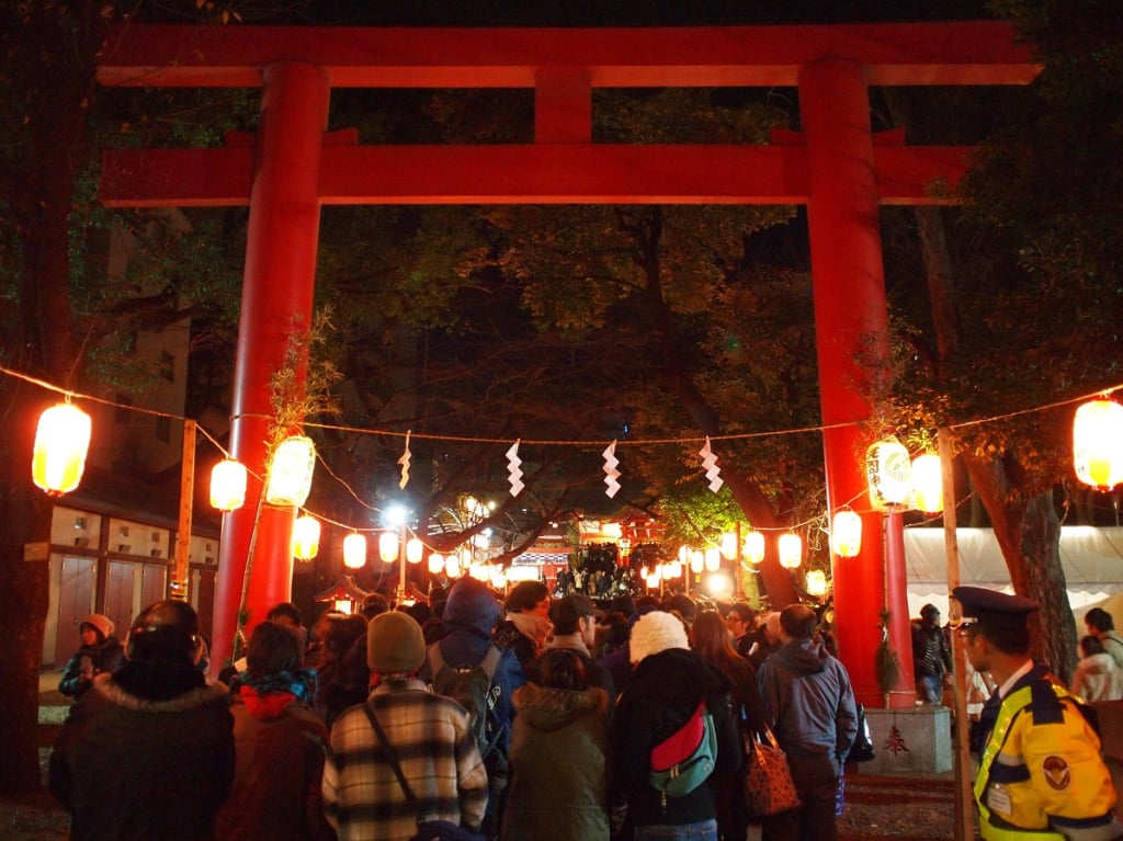 花園神社跨年初詣