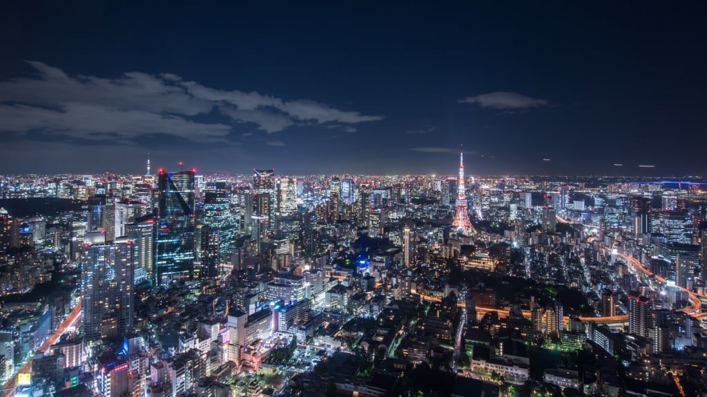 TOKYO CITY VIEW展望台夜景