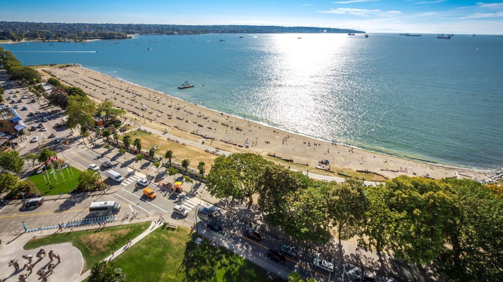 溫哥華英吉利灣海灘（English Bay Beach）