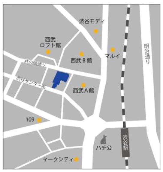 IKEA澀谷店地圖