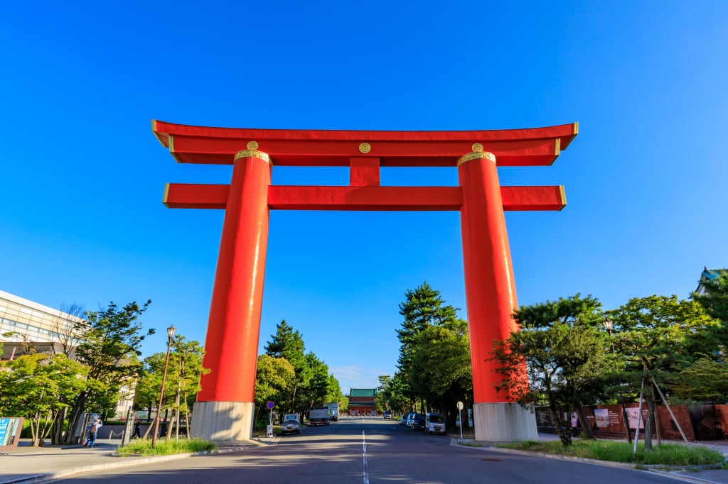 京都平安神宮初詣