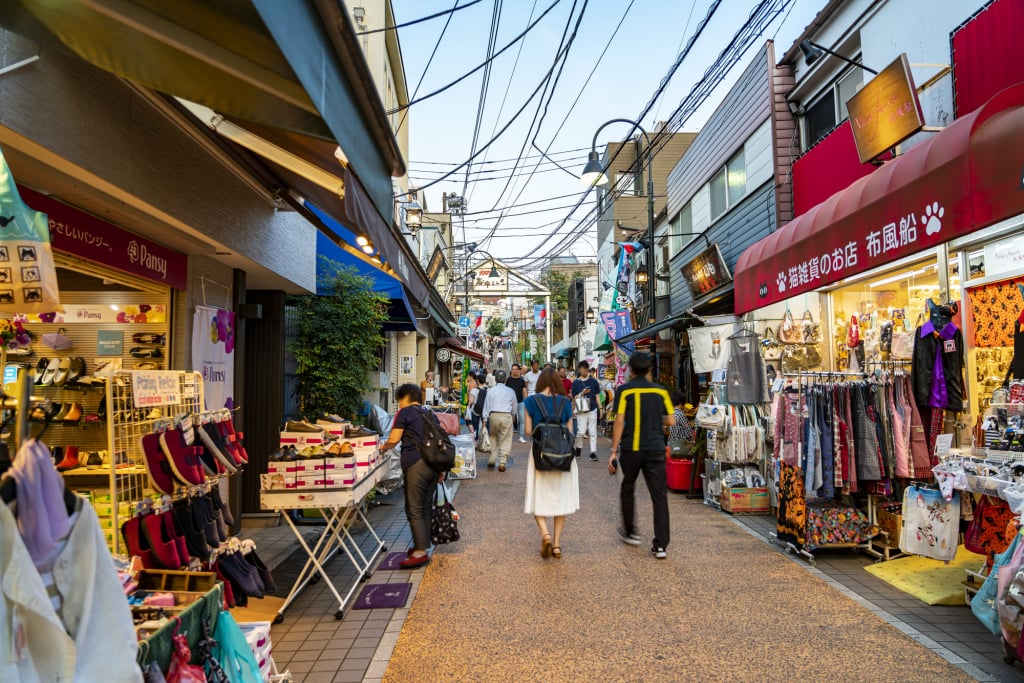 谷中銀座商店街街景