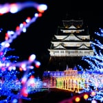 大阪城聖誕節燈飾