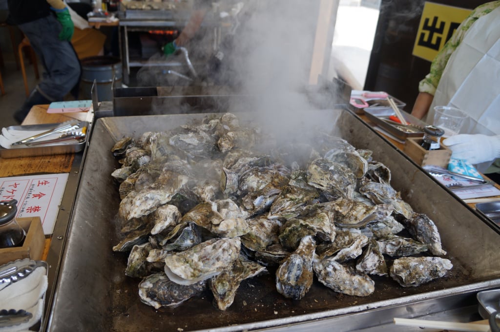 松島魚市場牡蠣吃到飽