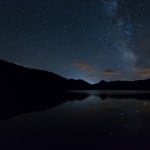 北海道然別湖星空