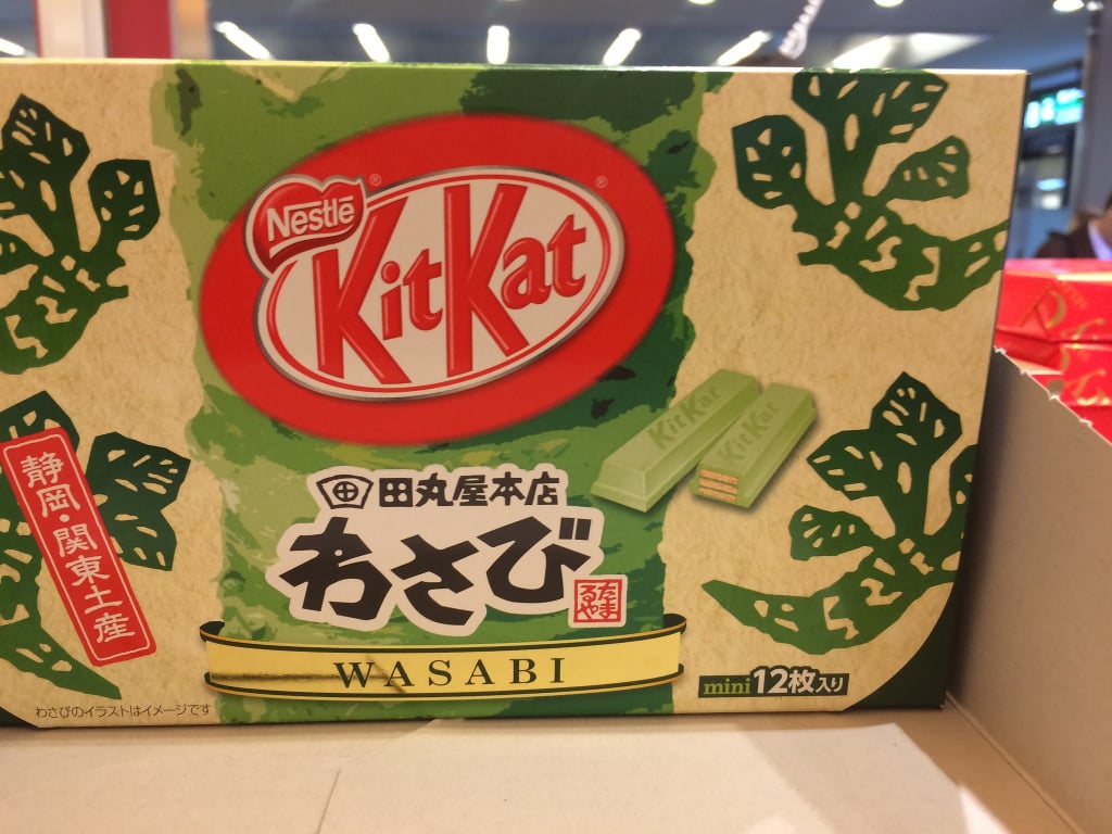 芥末 kit kat 日本零食 超人氣