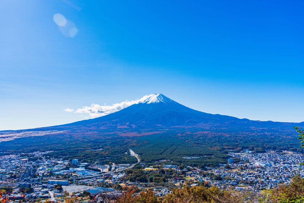 天上山公園纜車 河口湖 富士山