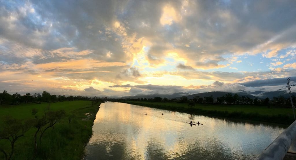 宜蘭河濱公園 宜蘭晚上景點 宜蘭夜景