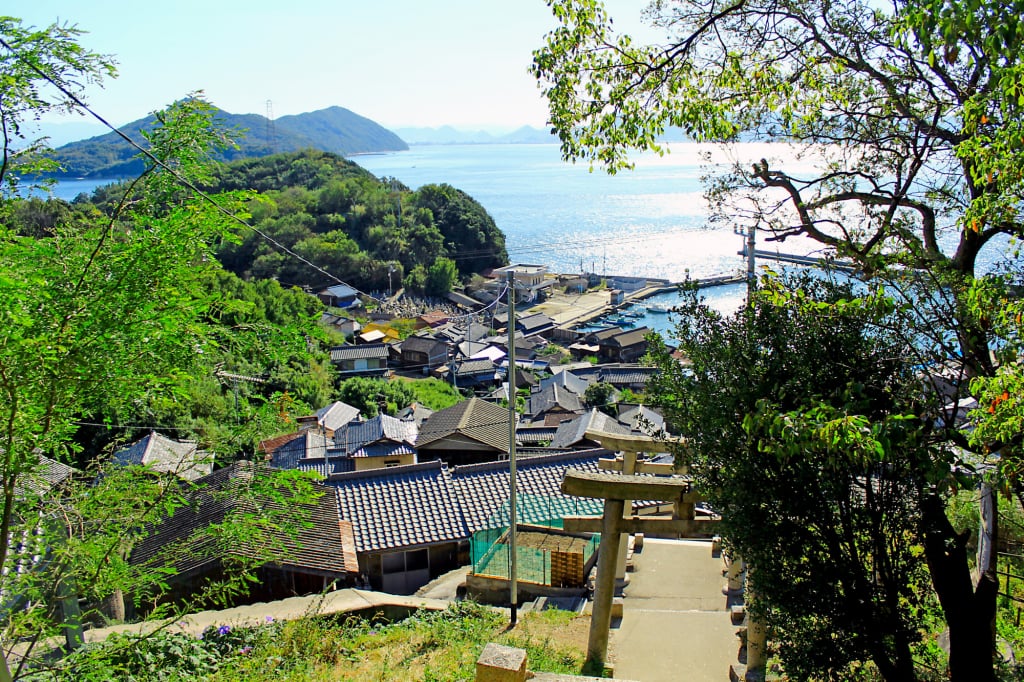 瀨戶內海 男木島 階梯式村莊 街景